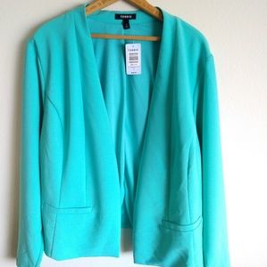 torrid Jackets & Coats - New Gorgeous teal blazer (Plus size) torrid Jackets & Coats - New Gorgeous teal blazer (Plus size)
